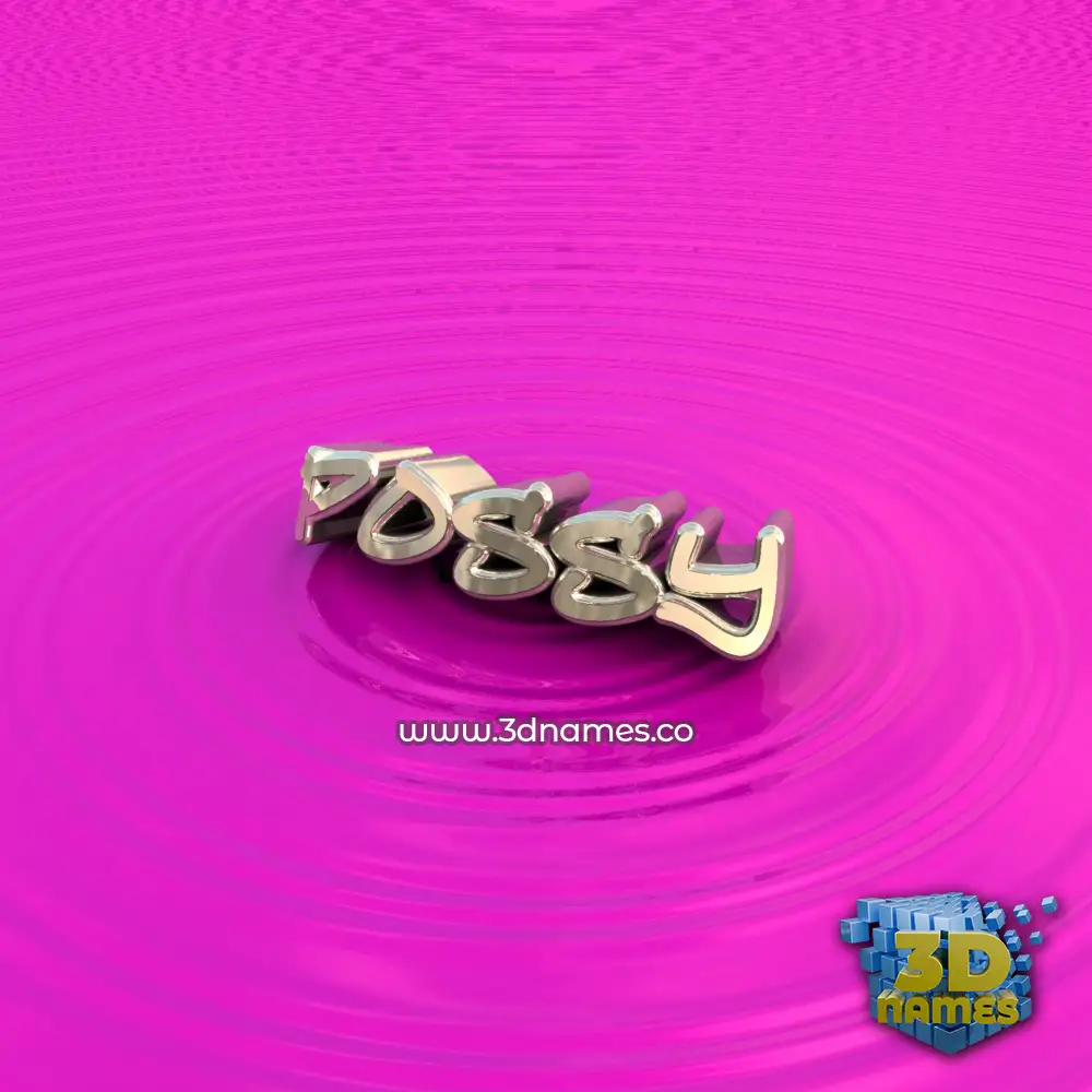 possy in Pink Graffiti style - 3D name wallpaper