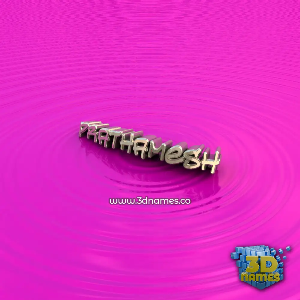 prathamesh in Pink Graffiti style - 3D name wallpaper