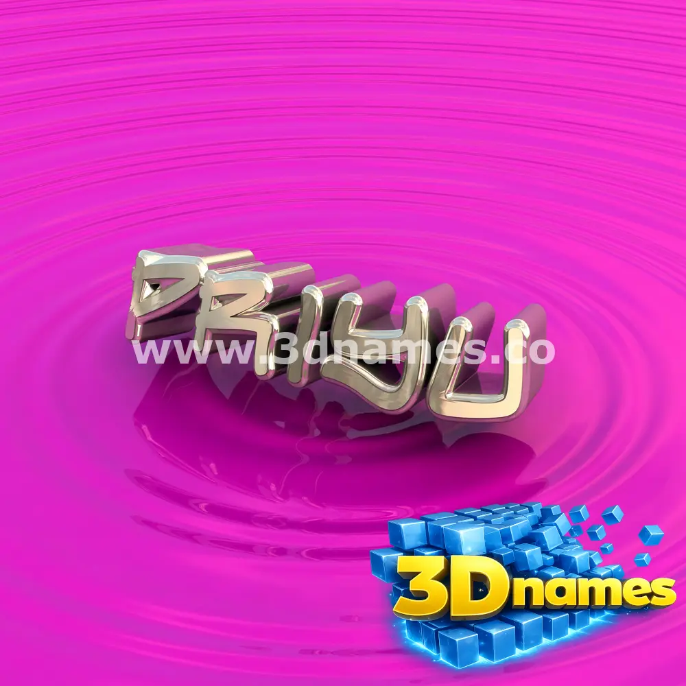 priyu in Pink Graffiti style - 3D name wallpaper