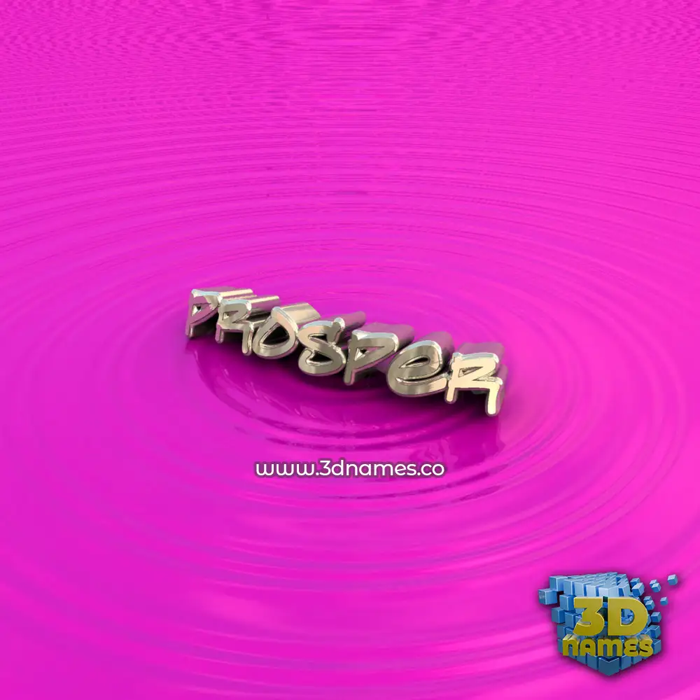 prosper in Pink Graffiti style - 3D name wallpaper