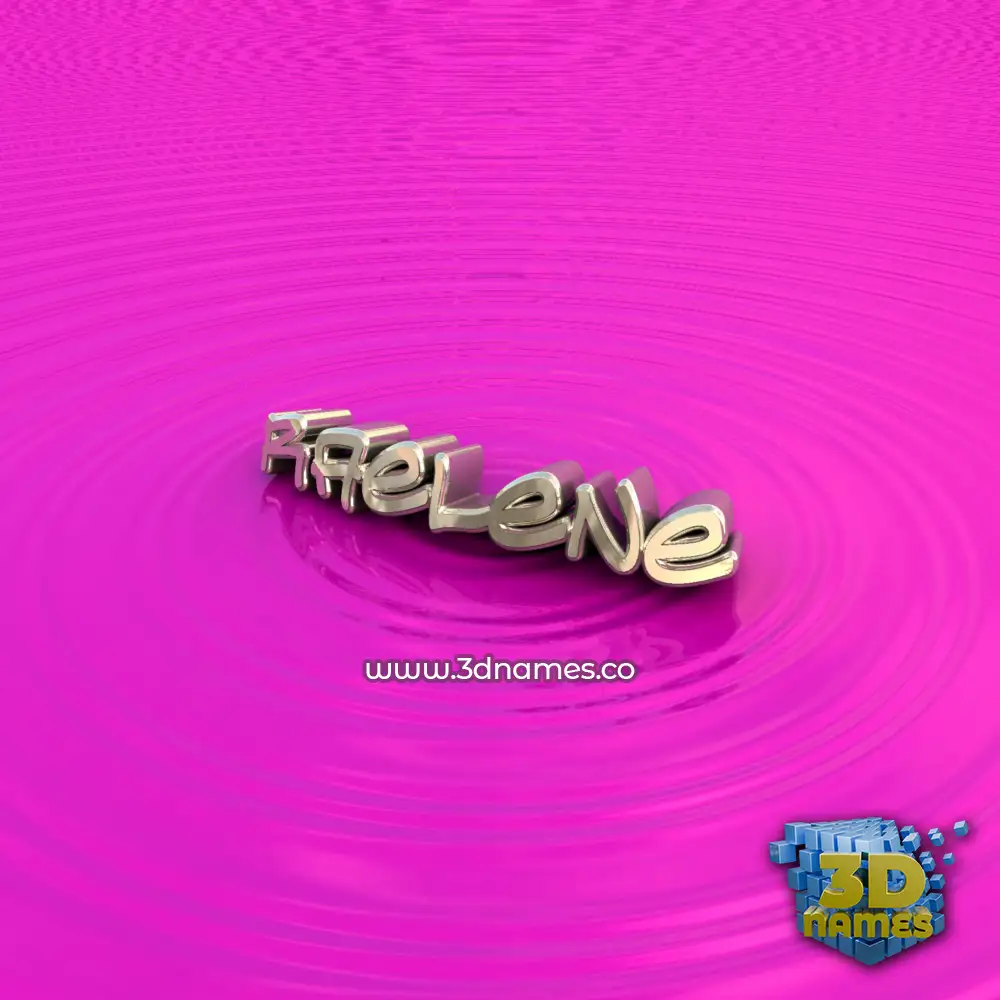 raelene in Pink Graffiti style - 3D name wallpaper