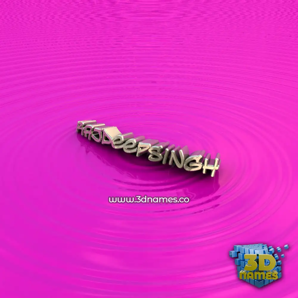 rajdeepsingh in Pink Graffiti style - 3D name wallpaper
