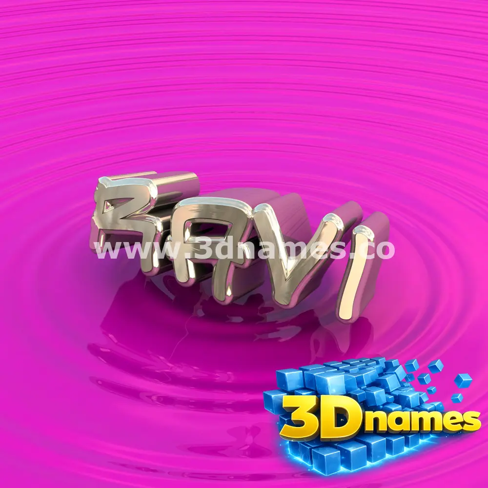 ravi in Pink Graffiti style - 3D name wallpaper