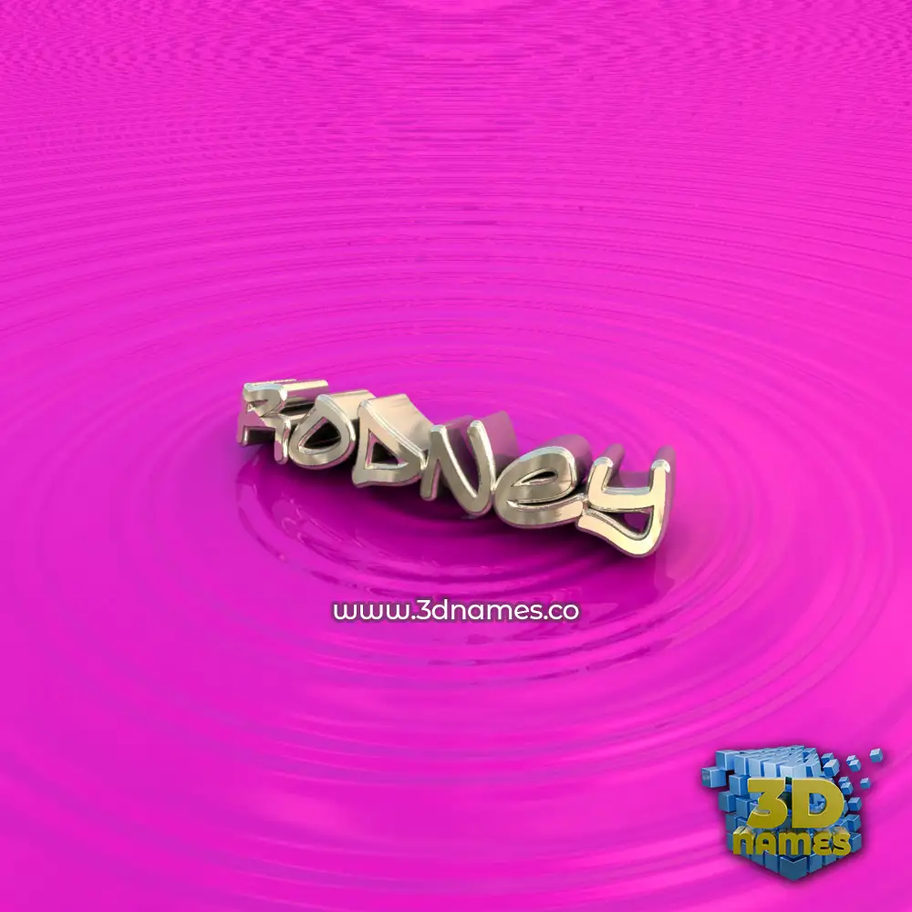 rodney in Pink Graffiti style - 3D name wallpaper