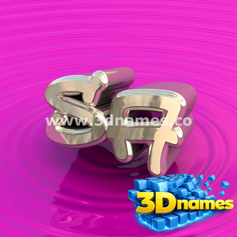 sa in Pink Graffiti style - 3D name wallpaper