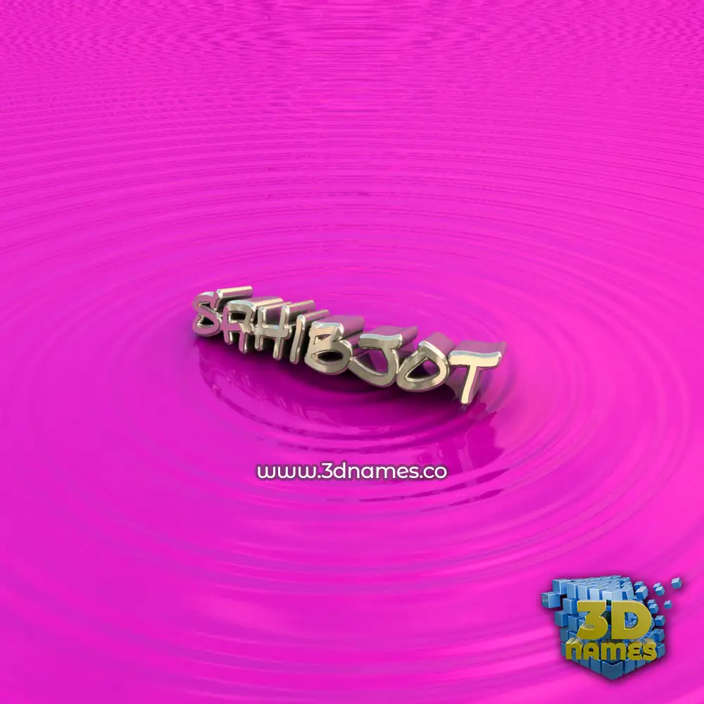 sahibjot in Pink Graffiti style - 3D name wallpaper