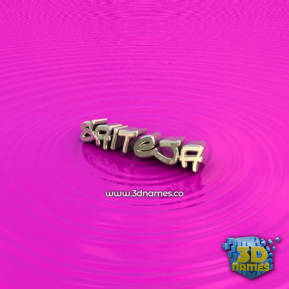 saiteja in Pink Graffiti style - 3D name wallpaper