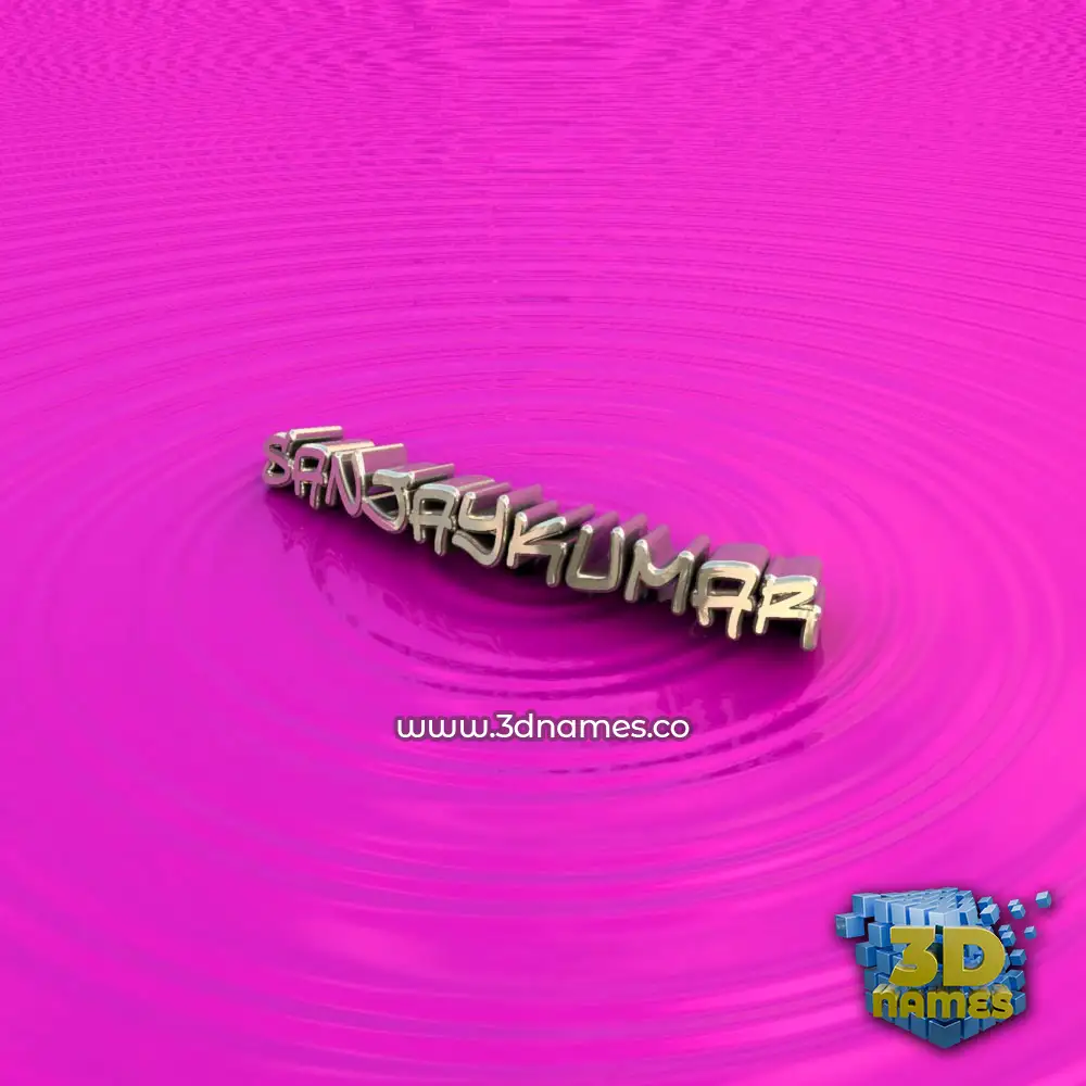 sanjaykumar in Pink Graffiti style - 3D name wallpaper