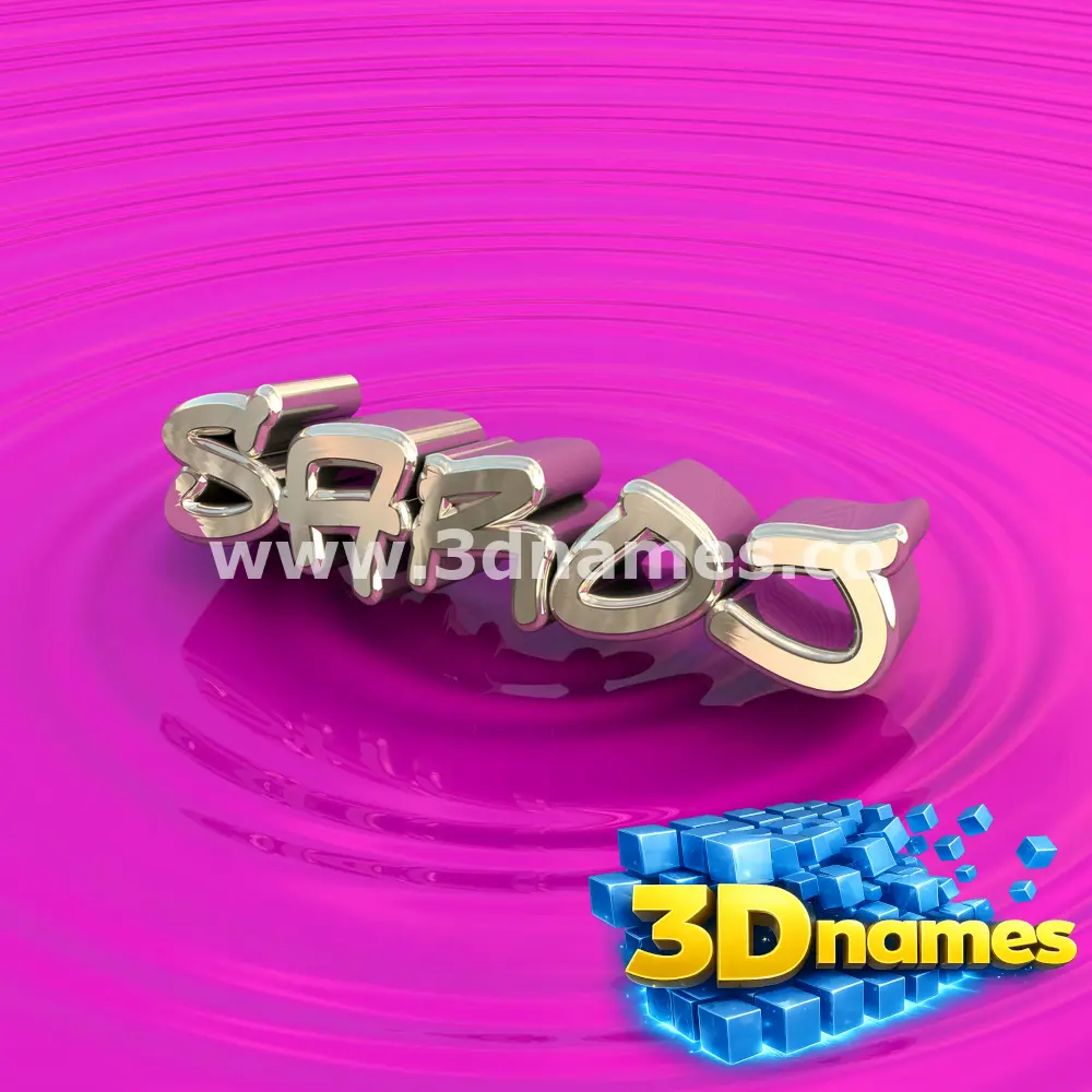 saroj in Pink Graffiti style - 3D name wallpaper