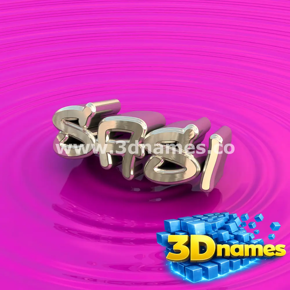sasi in Pink Graffiti style - 3D name wallpaper