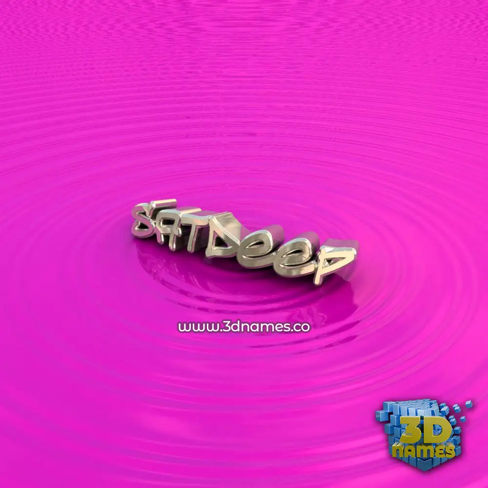 satdeep in Pink Graffiti style - 3D name wallpaper