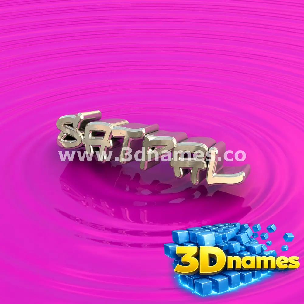satpal in Pink Graffiti style - 3D name wallpaper