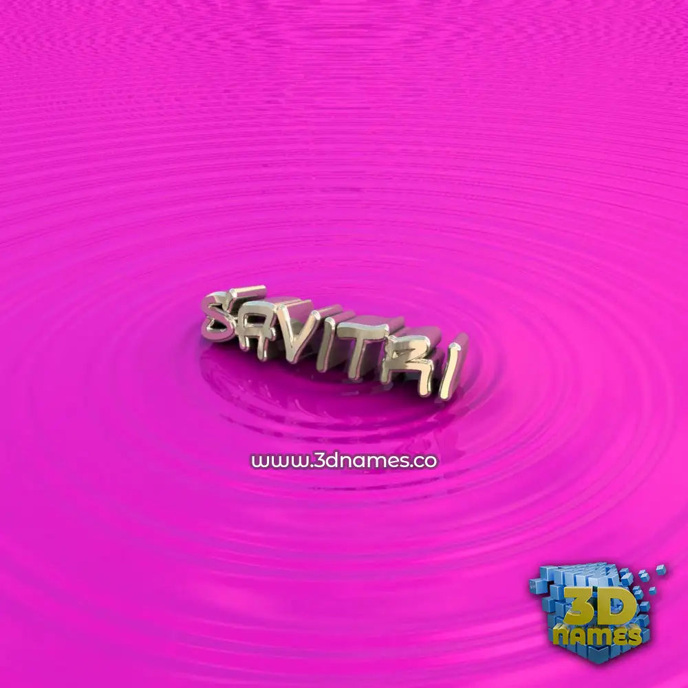 savitri in Pink Graffiti style - 3D name wallpaper