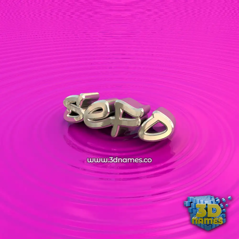 sefo in Pink Graffiti style - 3D name wallpaper
