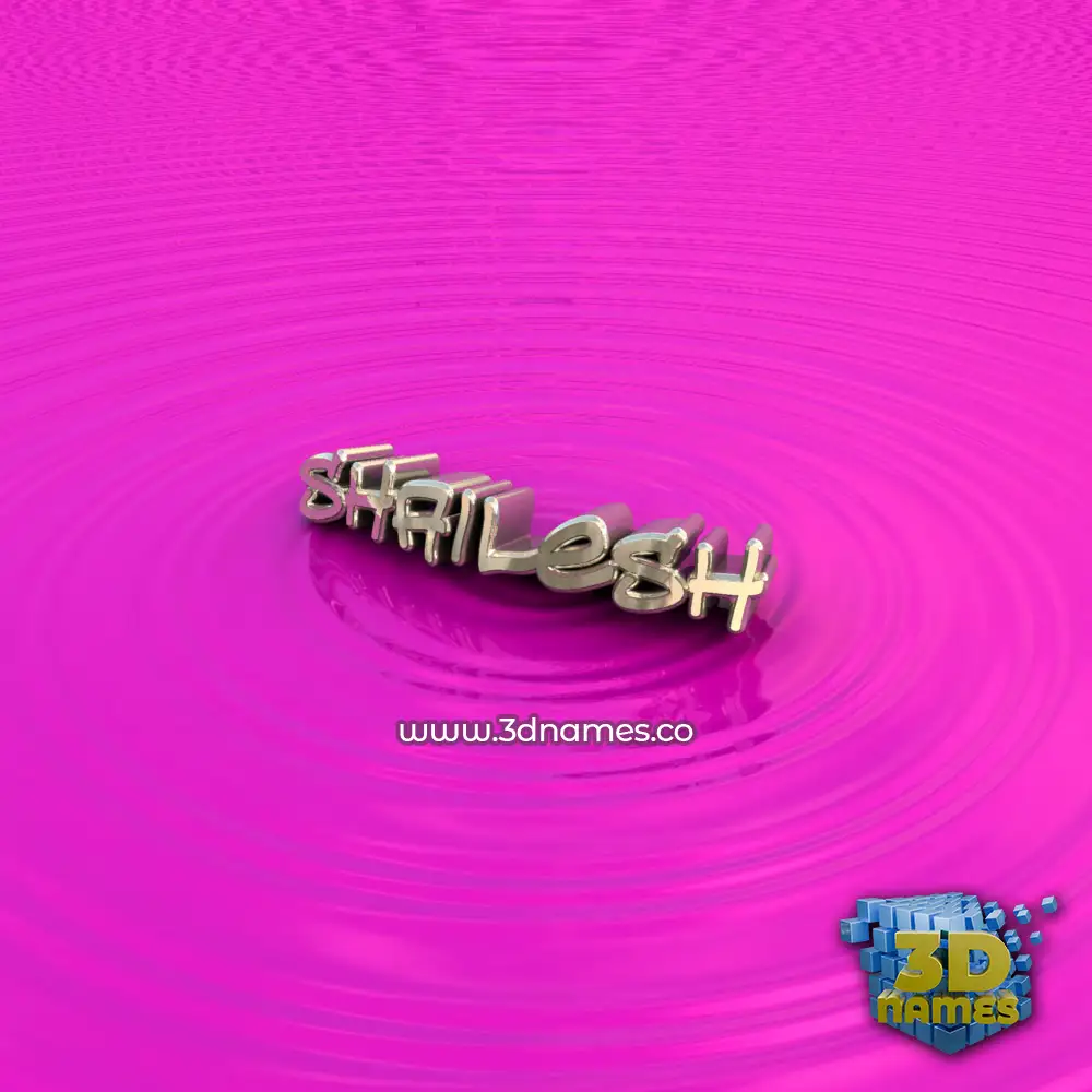 shailesh in Pink Graffiti style - 3D name wallpaper
