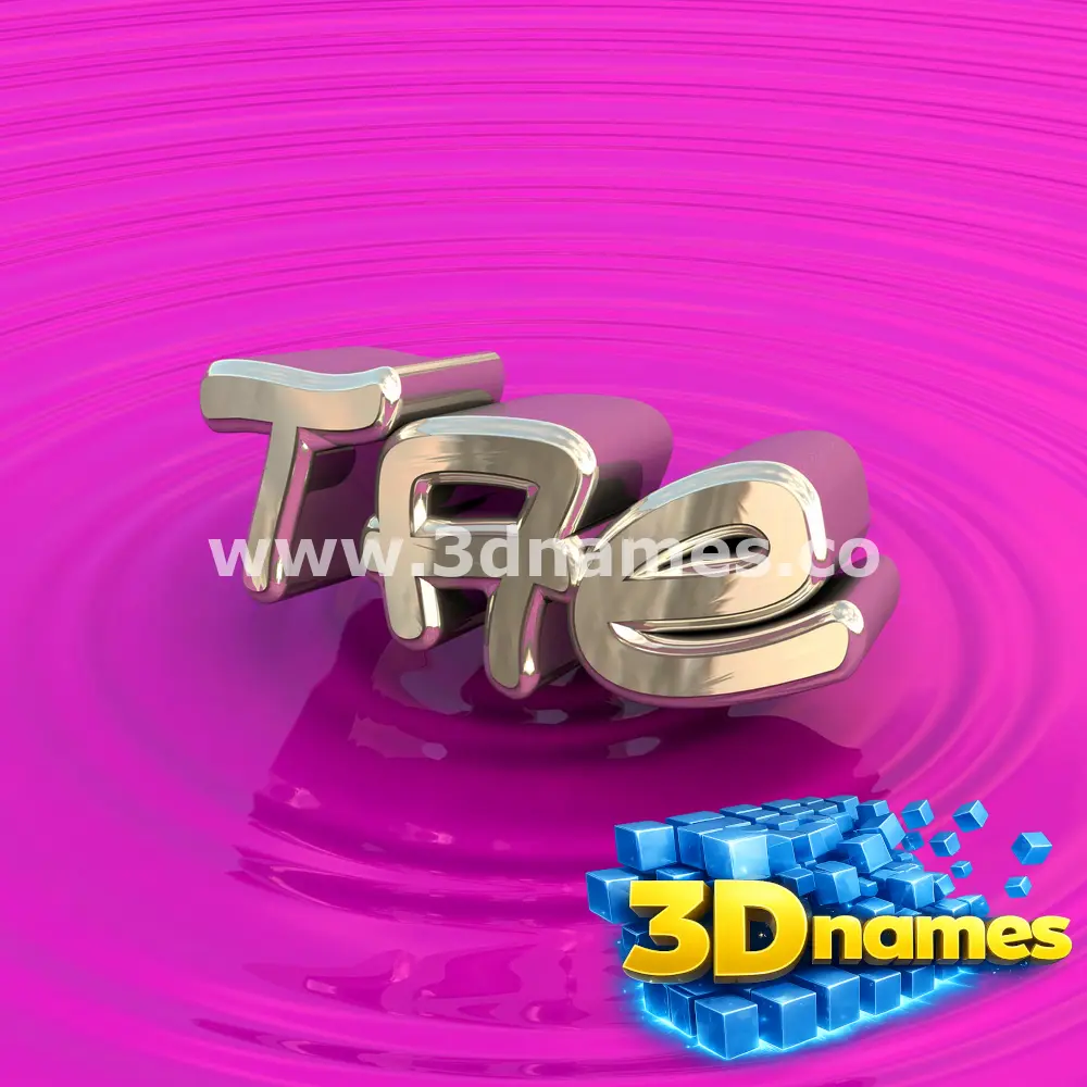 tae in Pink Graffiti style - 3D name wallpaper
