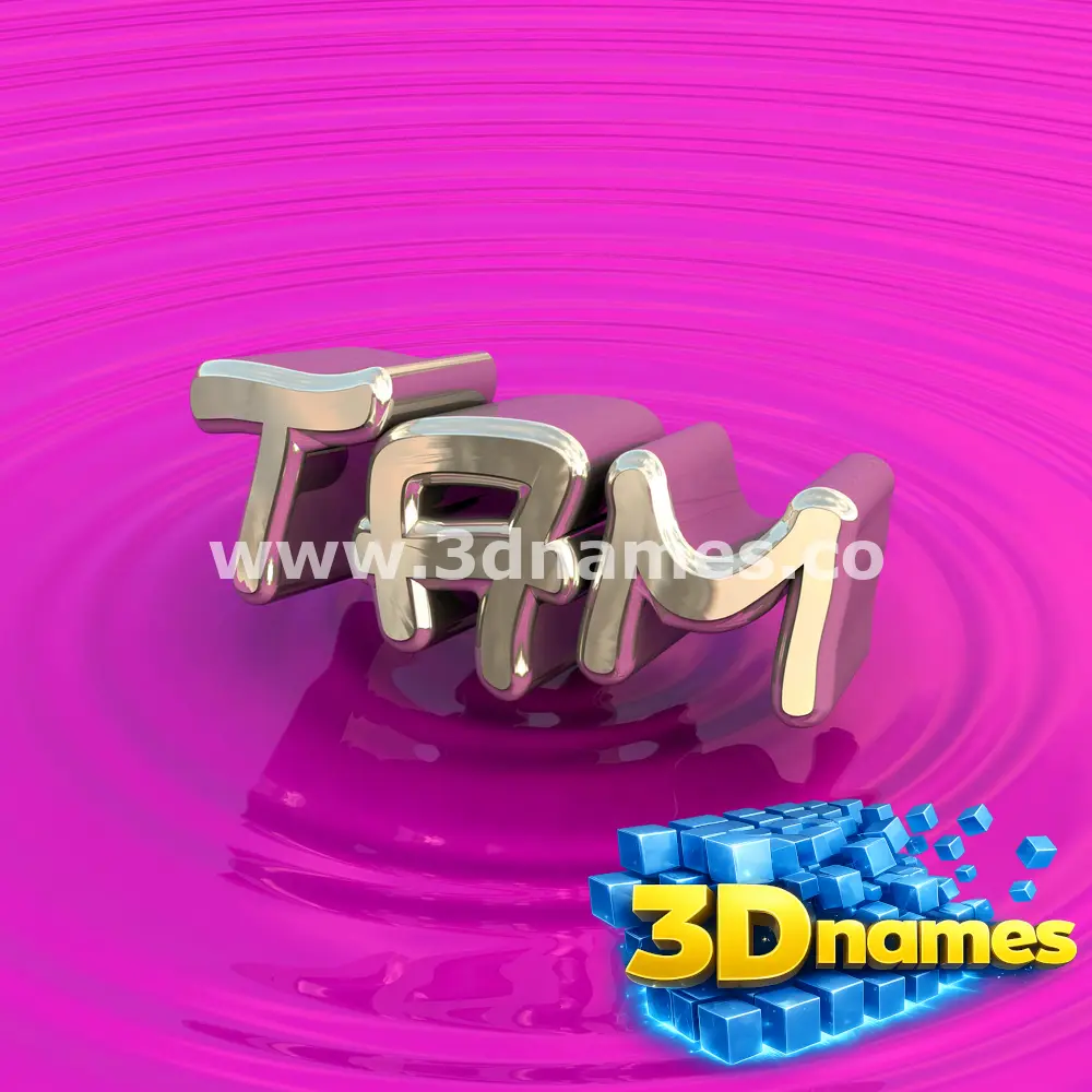 tam in Pink Graffiti style - 3D name wallpaper