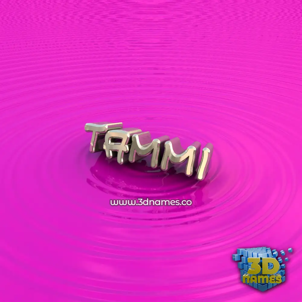 tammi in Pink Graffiti style - 3D name wallpaper