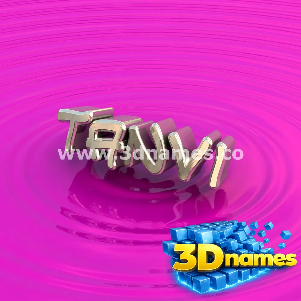 tanvi in Pink Graffiti style - 3D name wallpaper