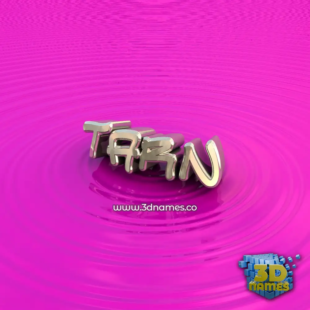 tarn in Pink Graffiti style - 3D name wallpaper