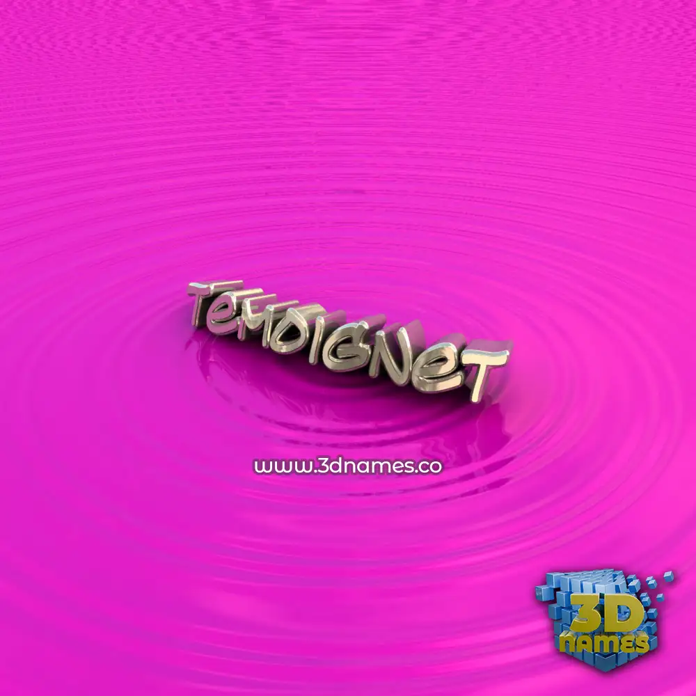 temoignet in Pink Graffiti style - 3D name wallpaper