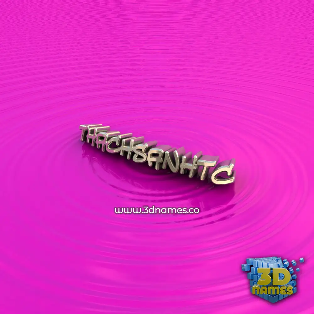 thachsanhtc in Pink Graffiti style - 3D name wallpaper