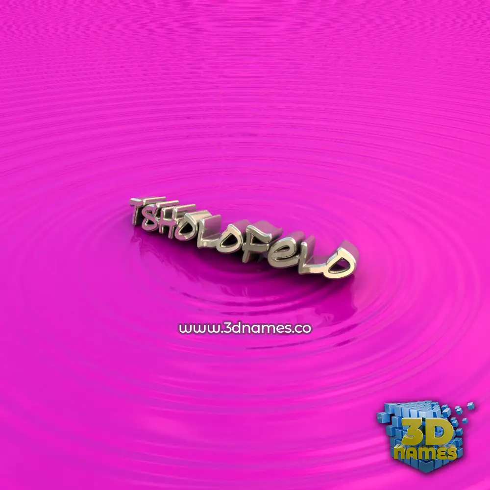 tsholofelo in Pink Graffiti style - 3D name wallpaper