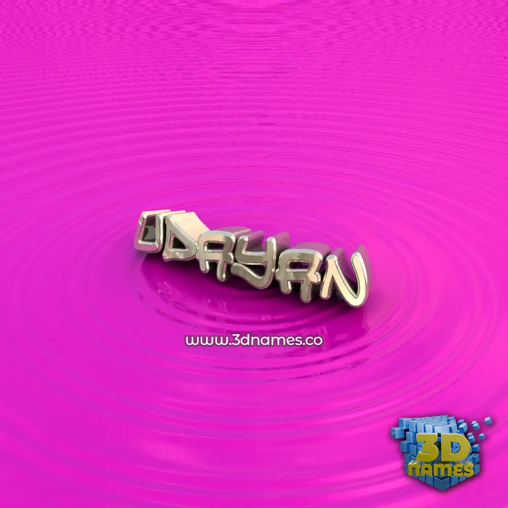 udayan in Pink Graffiti style - 3D name wallpaper