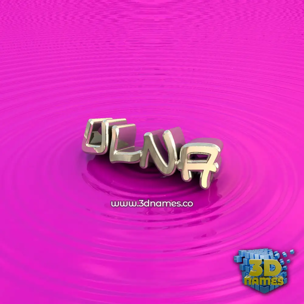 ulna in Pink Graffiti style - 3D name wallpaper