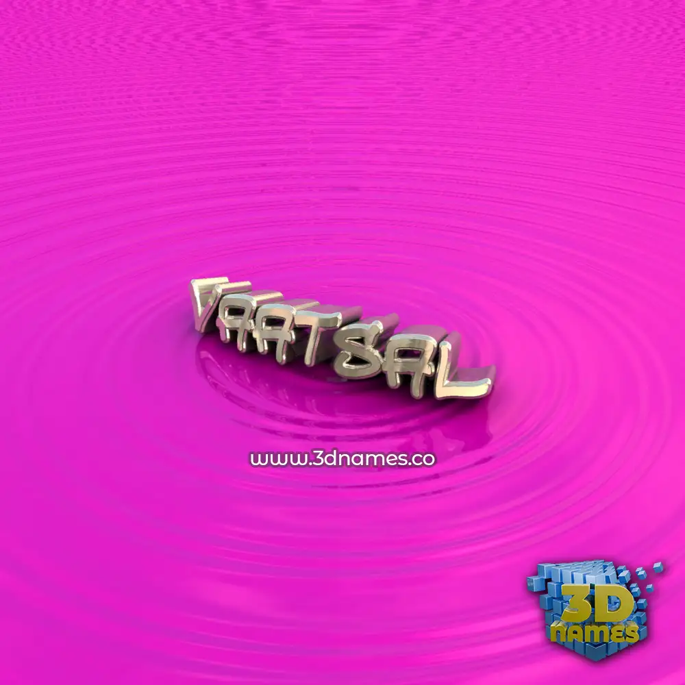 vaatsal in Pink Graffiti style - 3D name wallpaper