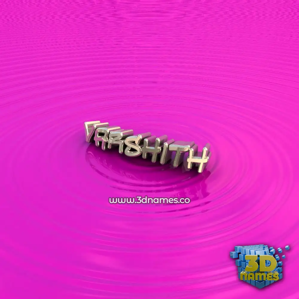varshith in Pink Graffiti style - 3D name wallpaper
