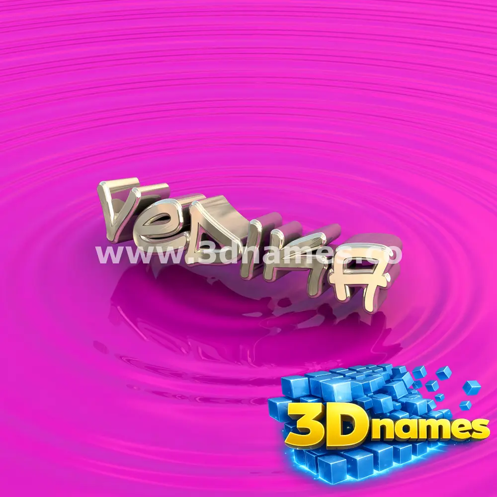 vedika in Pink Graffiti style - 3D name wallpaper