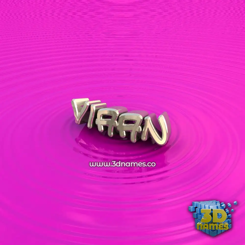 viaan in Pink Graffiti style - 3D name wallpaper