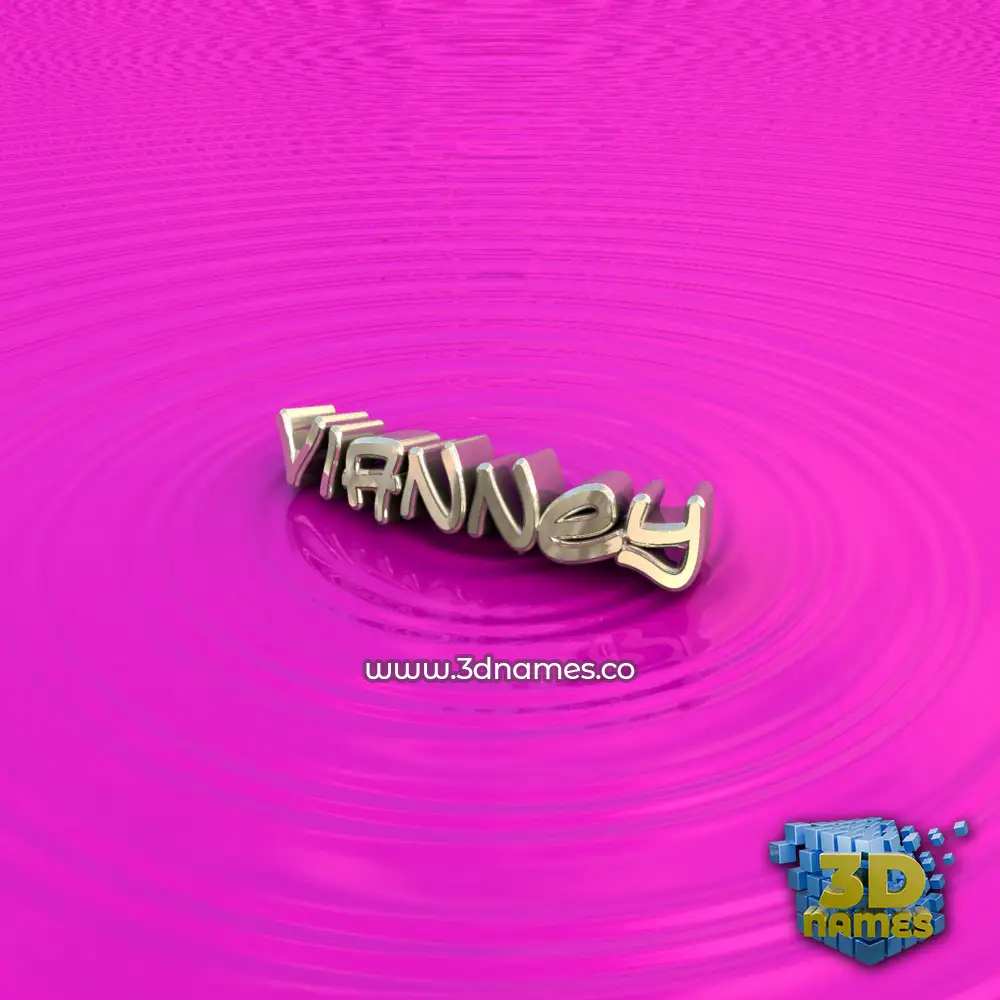 vianney in Pink Graffiti style - 3D name wallpaper