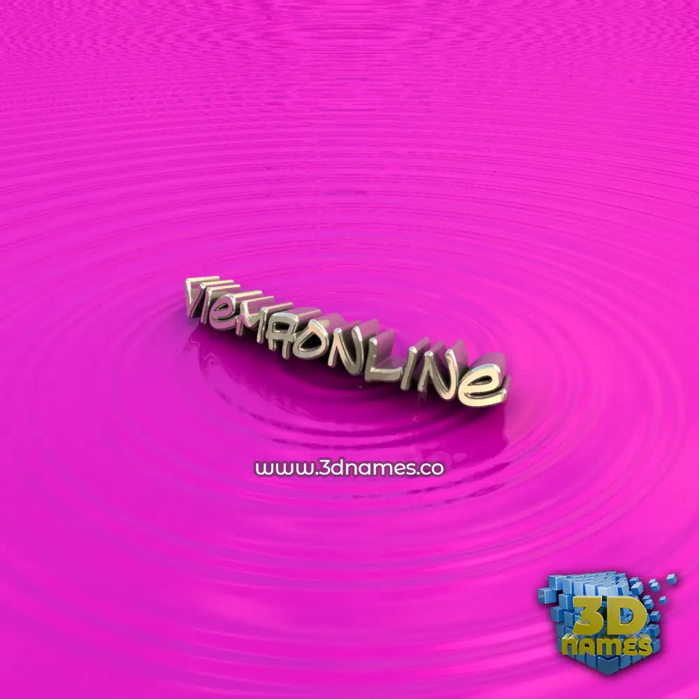 viemaonline in Pink Graffiti style - 3D name wallpaper