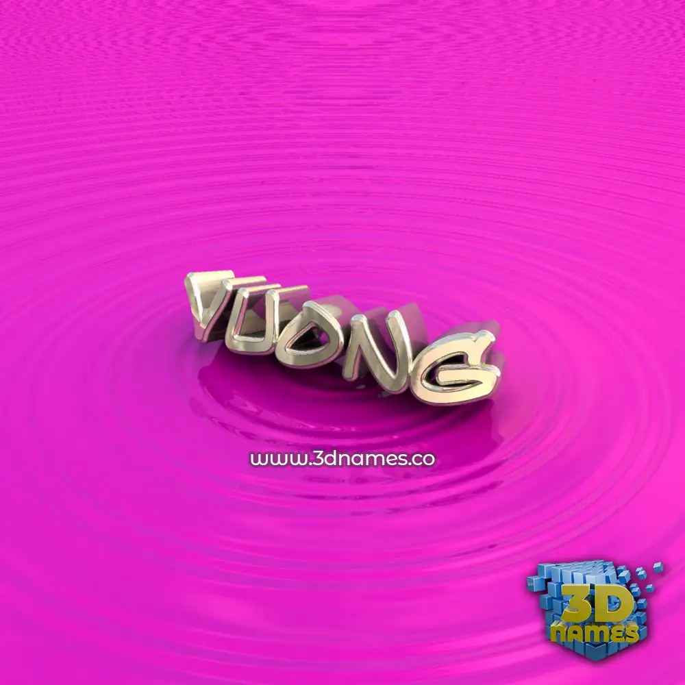 vuong in Pink Graffiti style - 3D name wallpaper
