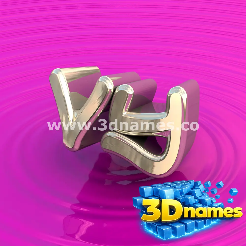 vy in Pink Graffiti style - 3D name wallpaper