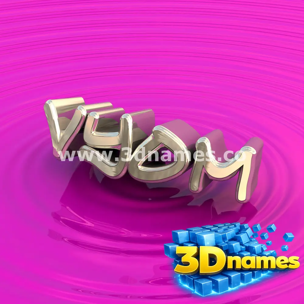 vyom in Pink Graffiti style - 3D name wallpaper