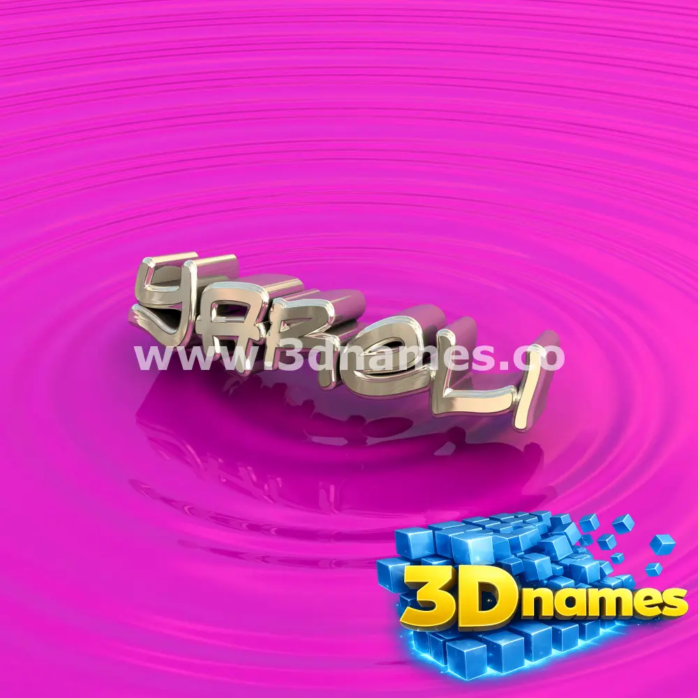 yareli in Pink Graffiti style - 3D name wallpaper