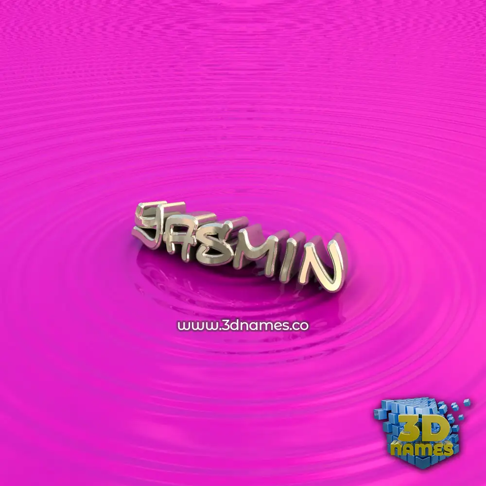 yasmin in Pink Graffiti style - 3D name wallpaper