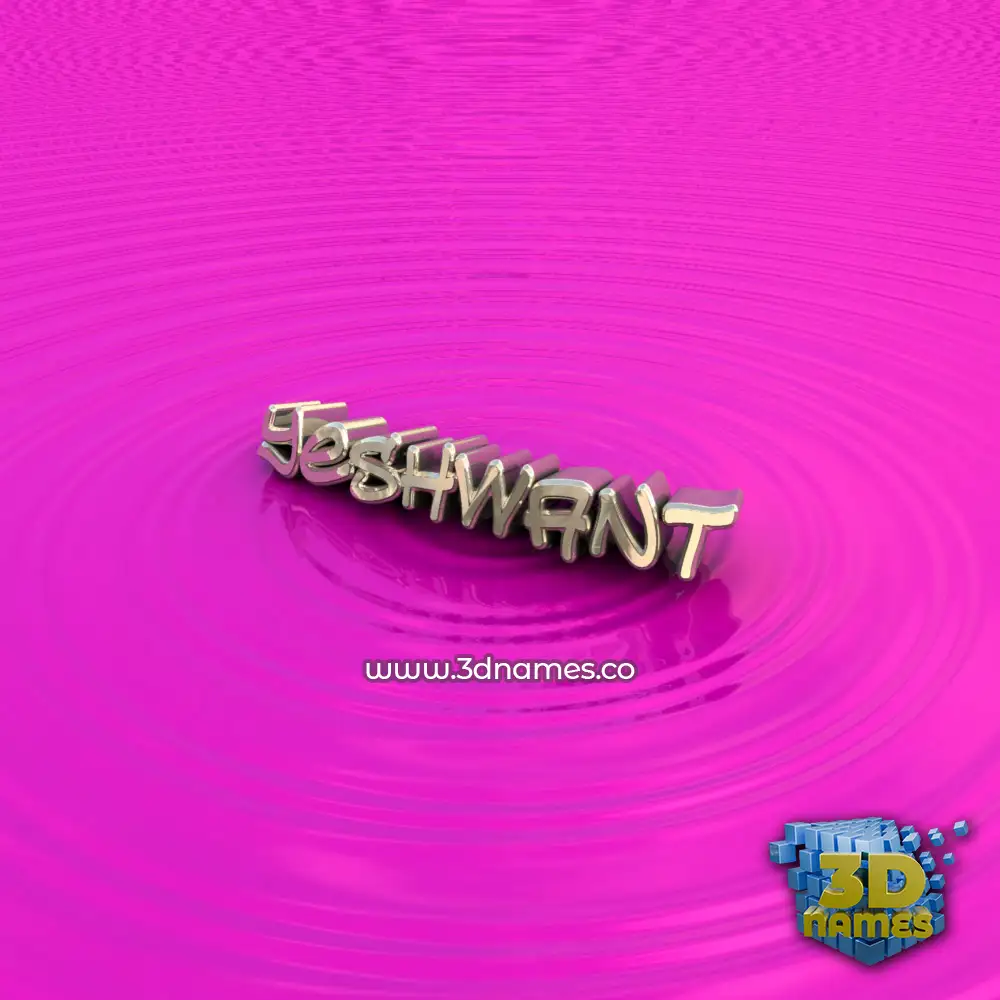 yeshwant in Pink Graffiti style - 3D name wallpaper
