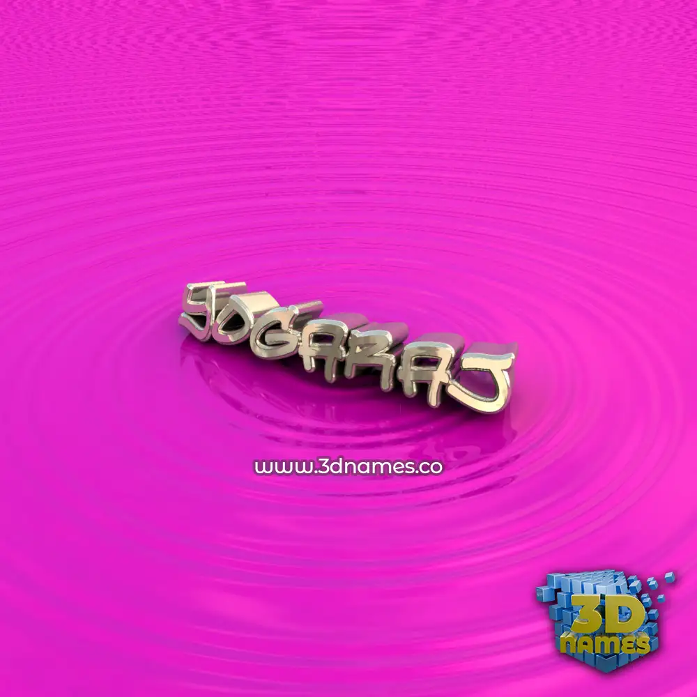 yogaraj in Pink Graffiti style - 3D name wallpaper