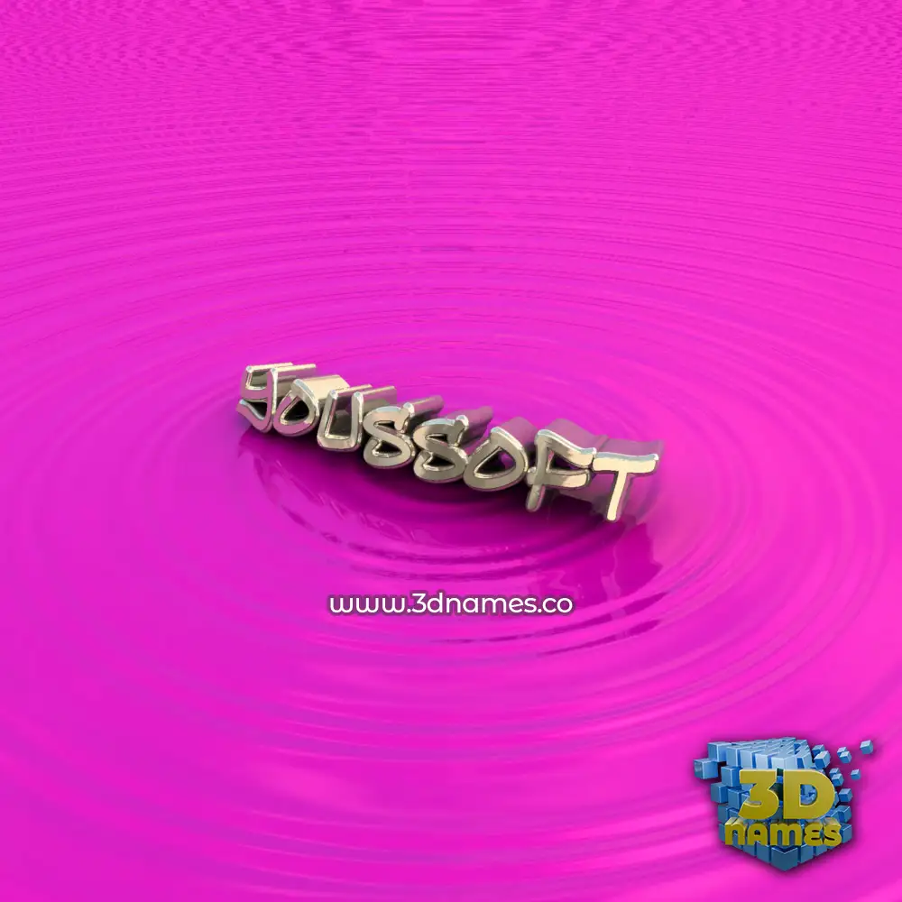 youssoft in Pink Graffiti style - 3D name wallpaper