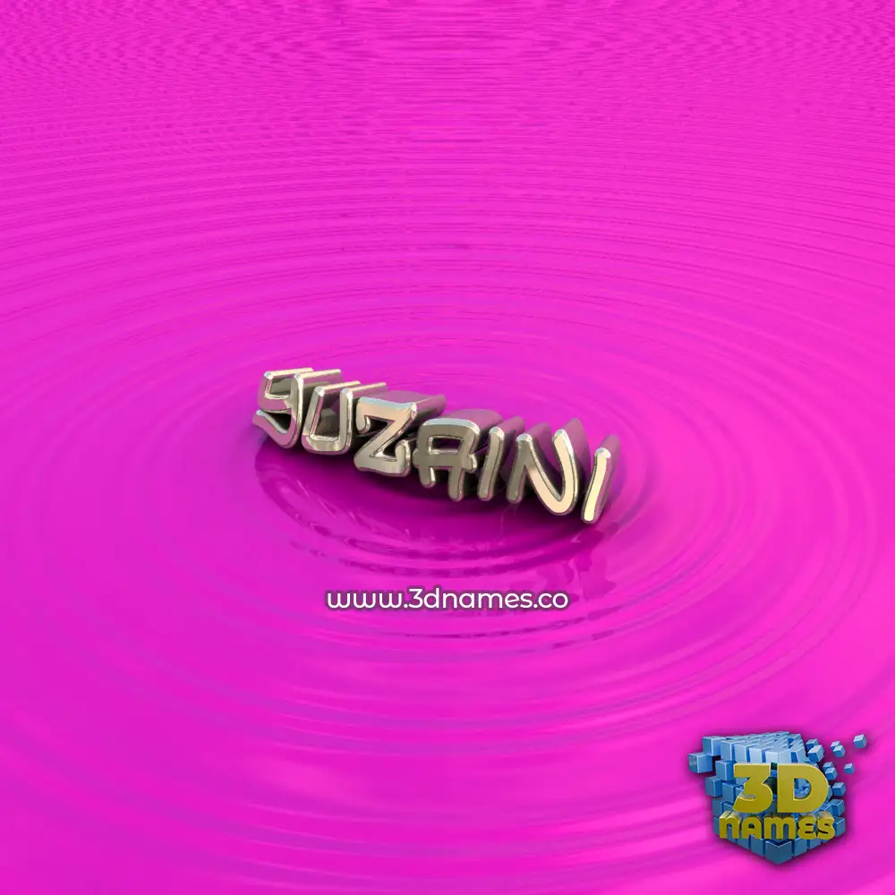 yuzaini in Pink Graffiti style - 3D name wallpaper