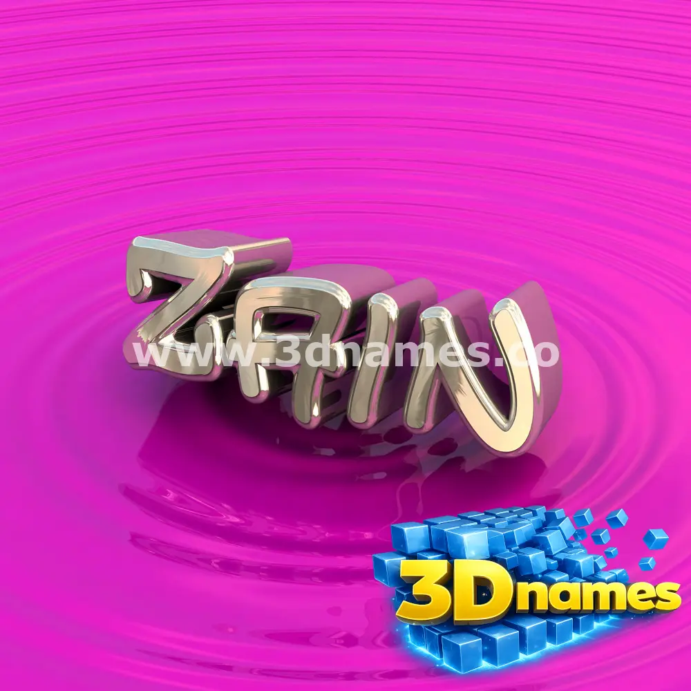 zain in Pink Graffiti style - 3D name wallpaper