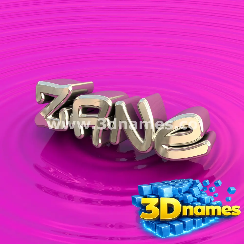 zane in Pink Graffiti style - 3D name wallpaper