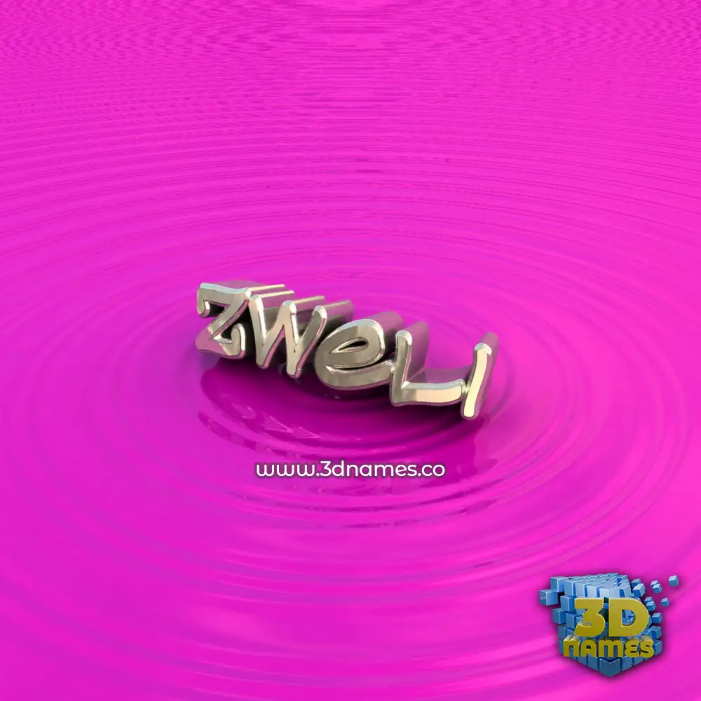 zweli in Pink Graffiti style - 3D name wallpaper