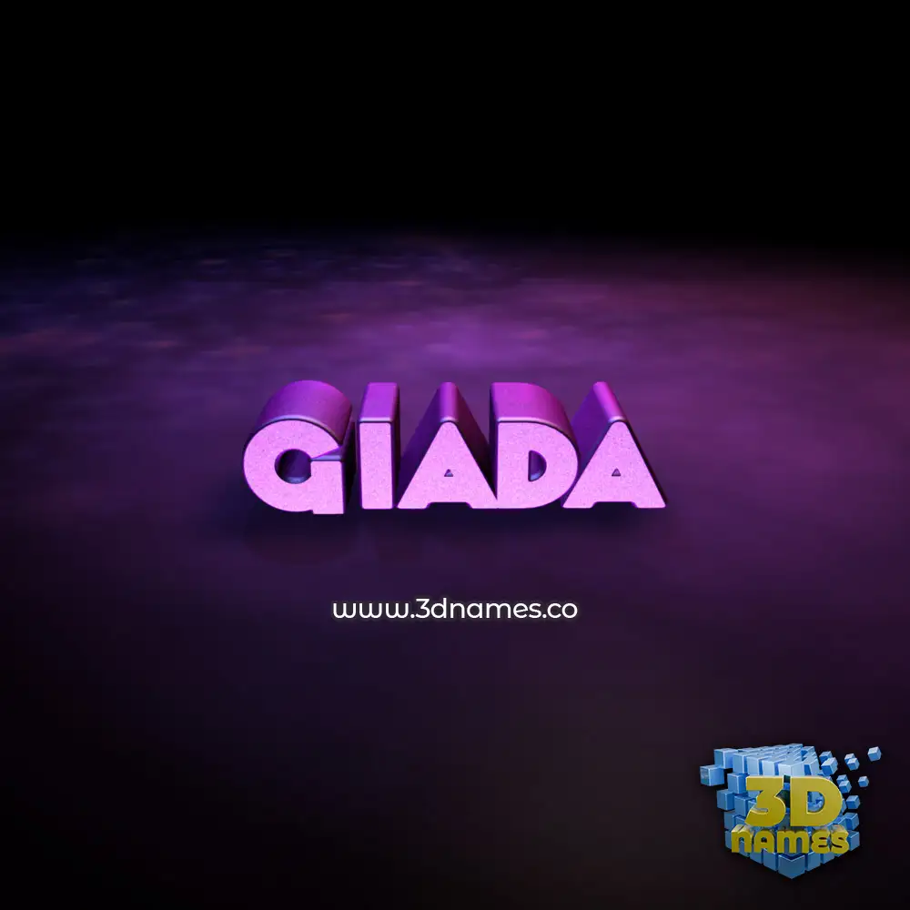 giada in Big Purple style - 3D name wallpaper