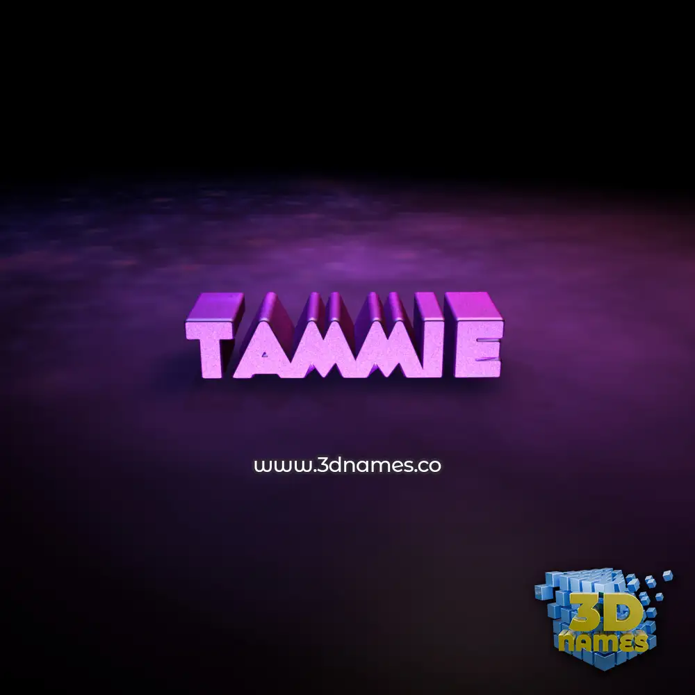 tammie in Big Purple style - 3D name wallpaper