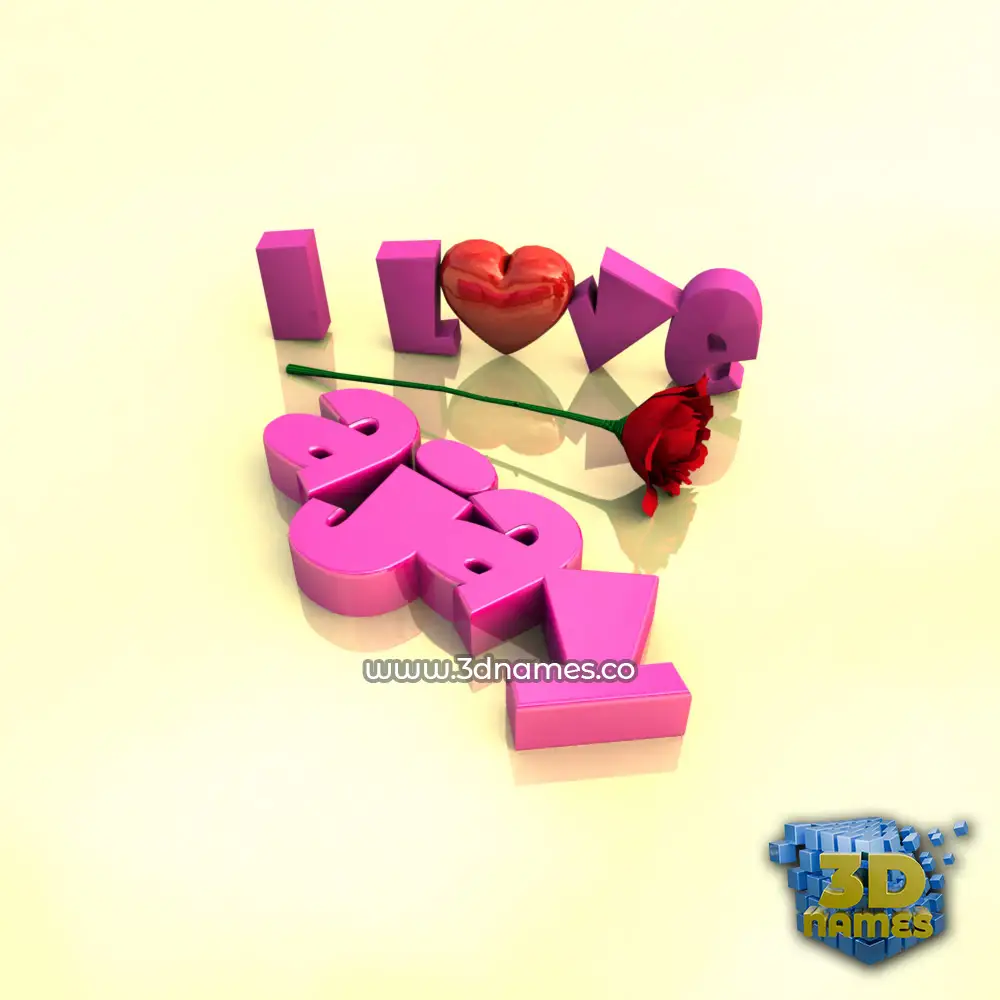 ajay in I Love ??? style - 3D name wallpaper